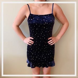 VELVET Navy Blue Mini Dress